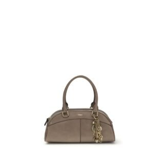 Gray Calf Leather Bos Taurus Handbag