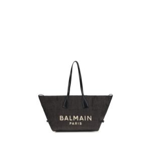Black Raffia Shoulder Bag