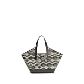 Black Polyamide Shoulder Bag