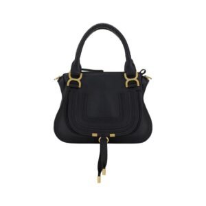 Black Calf Leather Bos Taurus Handbag