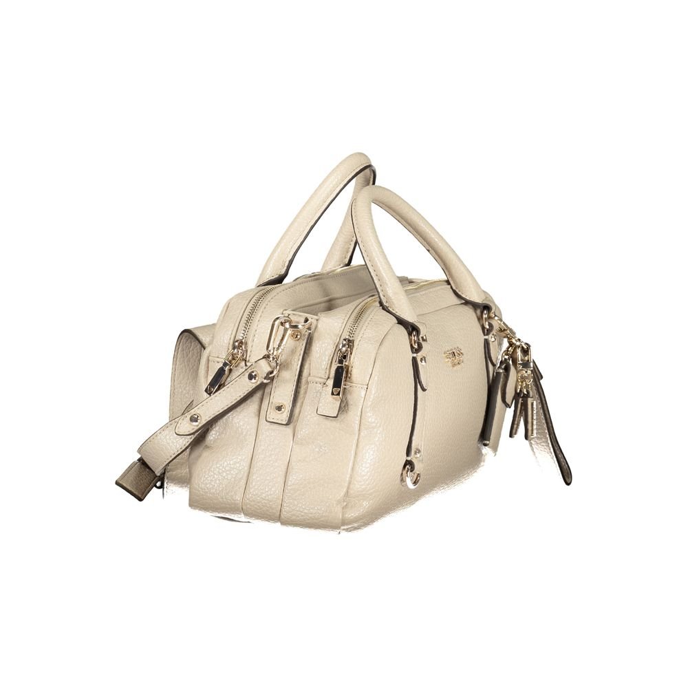 Beige Polyurethane Women's Handbag - Image 3
