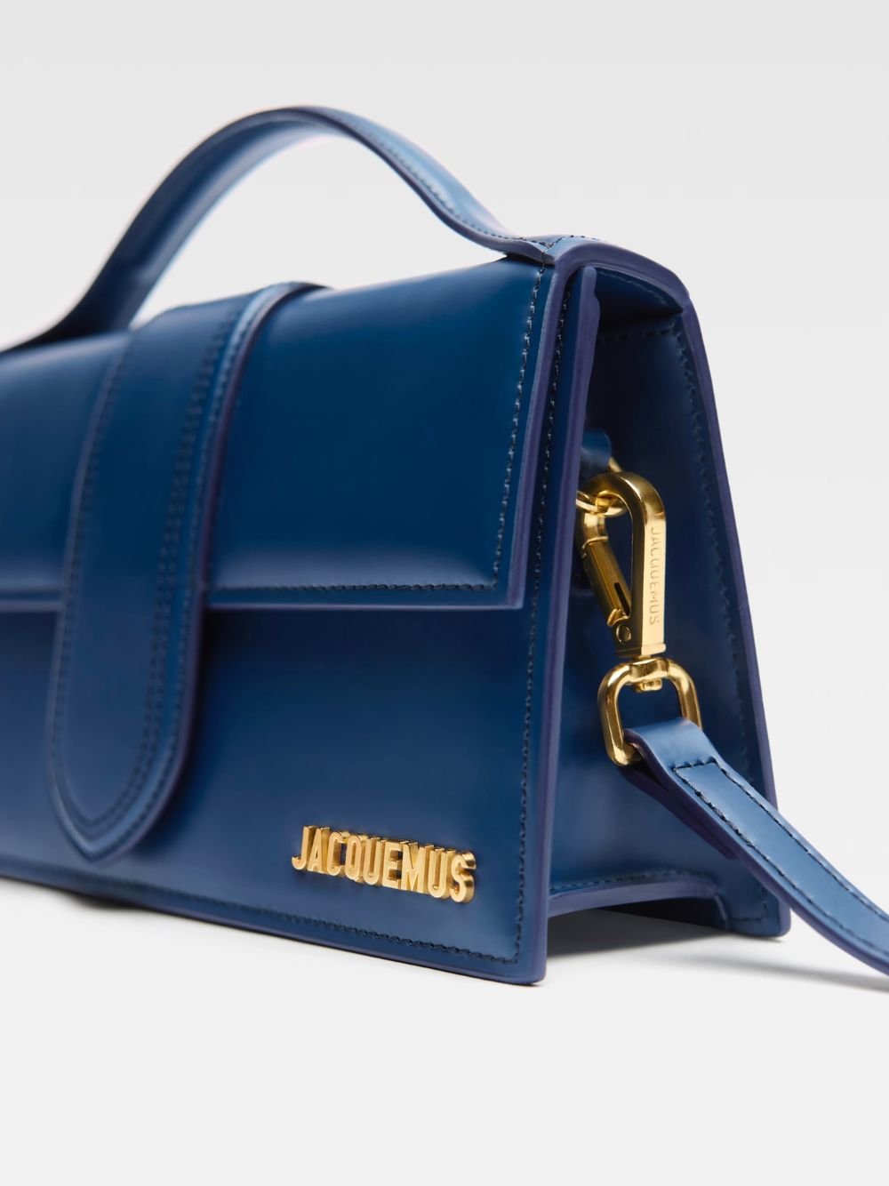 Dark NavyLeather Le Grand Bambino Handbag - Image 4