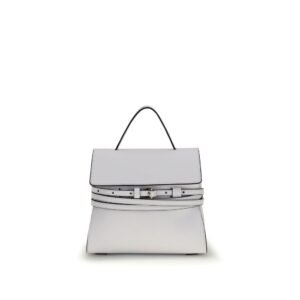White Calf Leather Bos Taurus Handbag