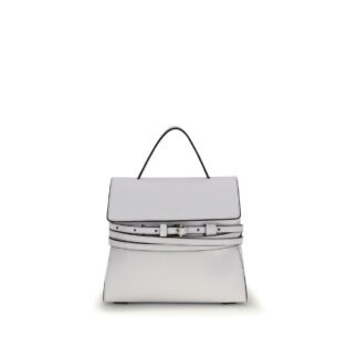 White Calf Leather Bos Taurus Handbag