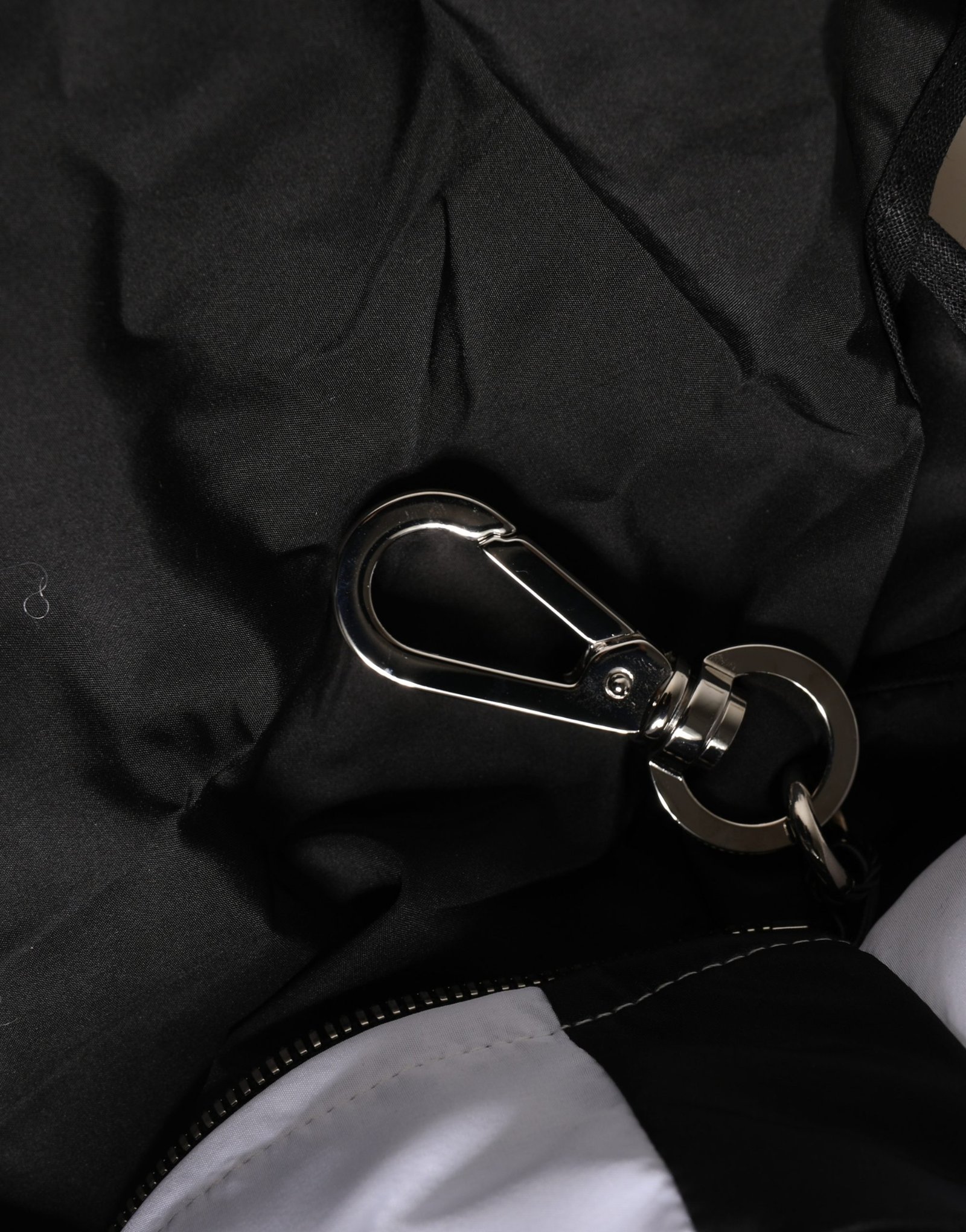 Men Black Polyester Panda Stuffed Ecobag Bag - Image 5