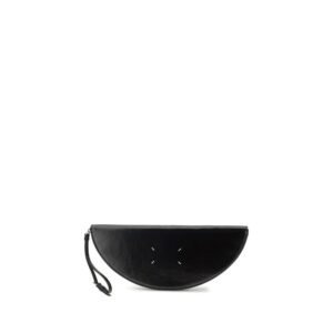 Black Calf Leather Bos Taurus Clutch Bag