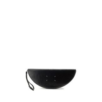 Black Calf Leather Bos Taurus Clutch Bag