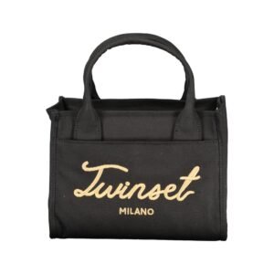 Black Cotton Women Handbag