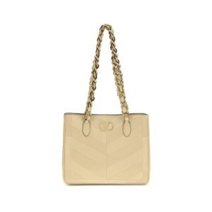 Gold Napa Leather / Calf Bos Taurus Shoulder Bag