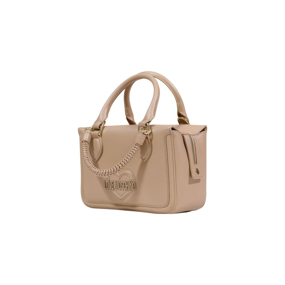 Beige Polyethylene Handbag - Image 3