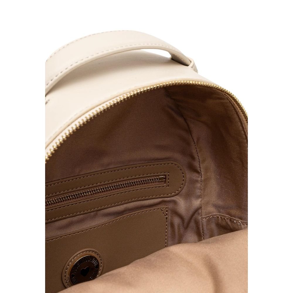 Beige Polyethylene Backpack - Image 5