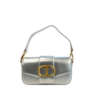 Silver PU Women Shoulder Bag