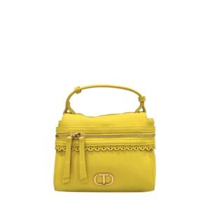 Yellow PU Women Handbag