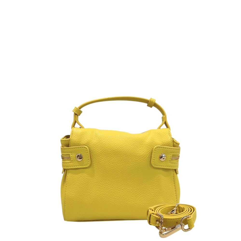 Yellow PU Women Handbag - Image 3