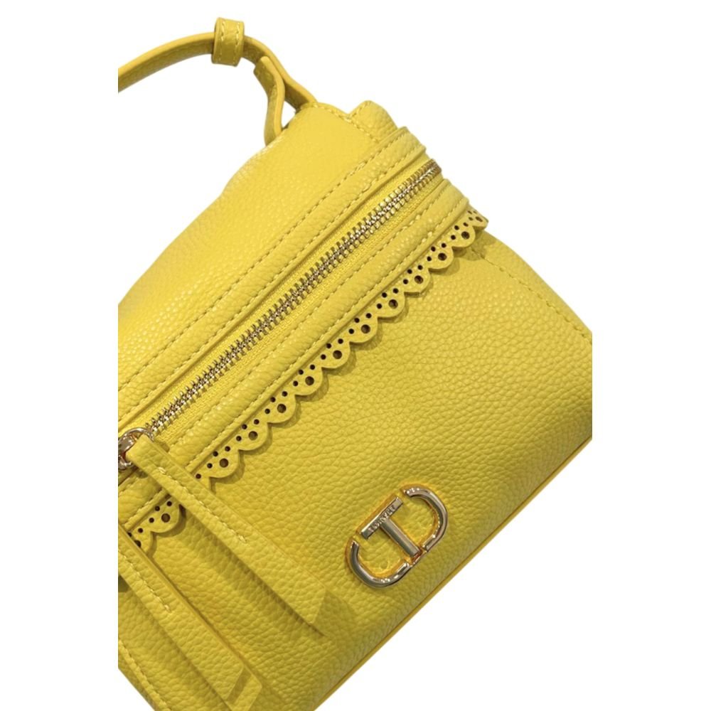 Yellow PU Women Handbag - Image 5