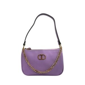 Purple PU Women Shoulder Bag