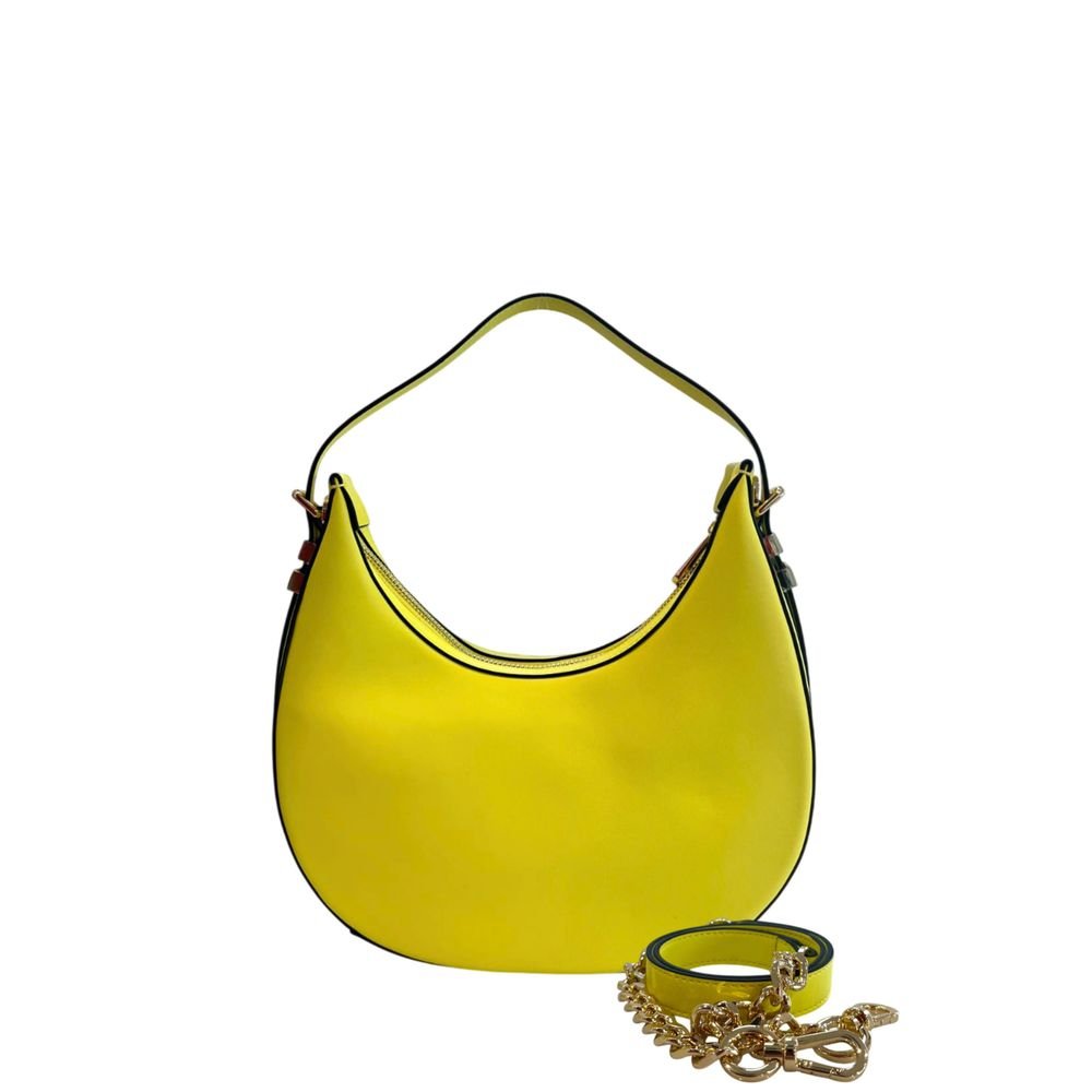 Yellow PU Women Shoulder Bag - Image 3