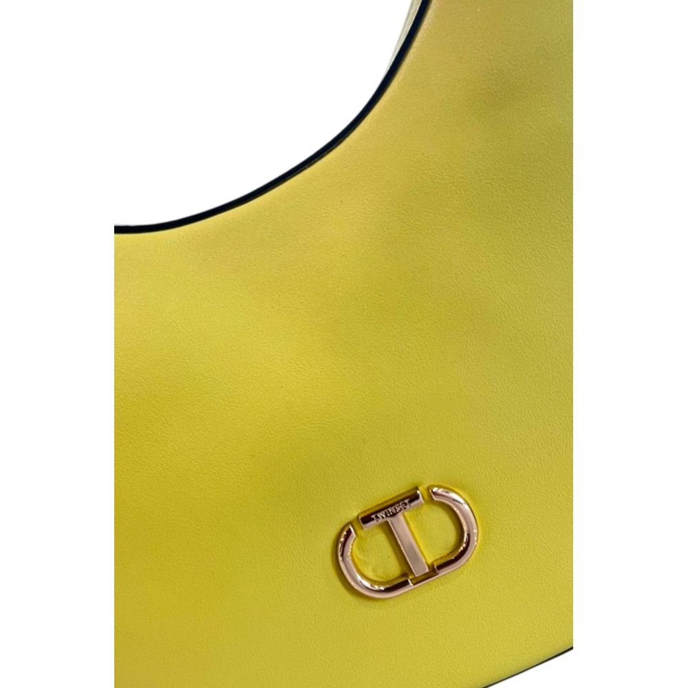 Yellow PU Women Shoulder Bag - Image 5