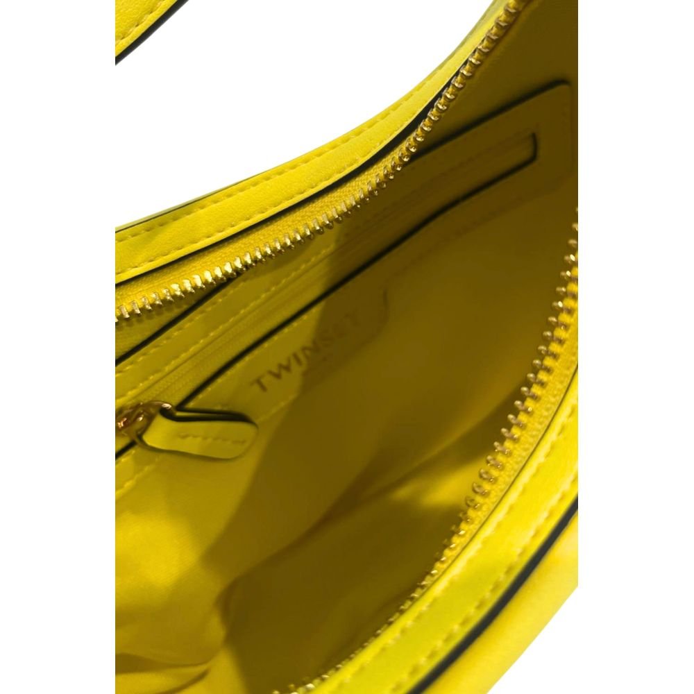 Yellow PU Women Shoulder Bag - Image 6