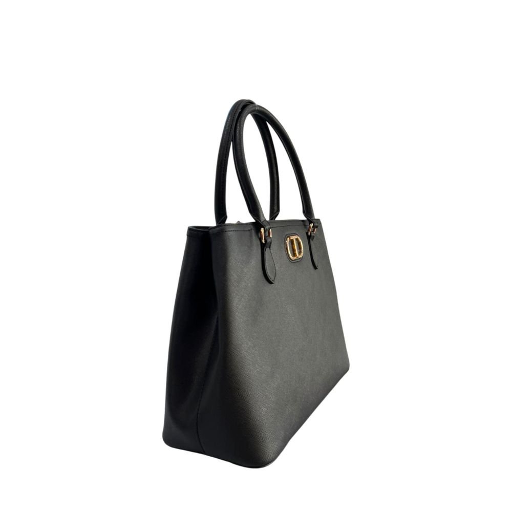 Yellow Polyurethane Women Shoulder Bag - Image 2