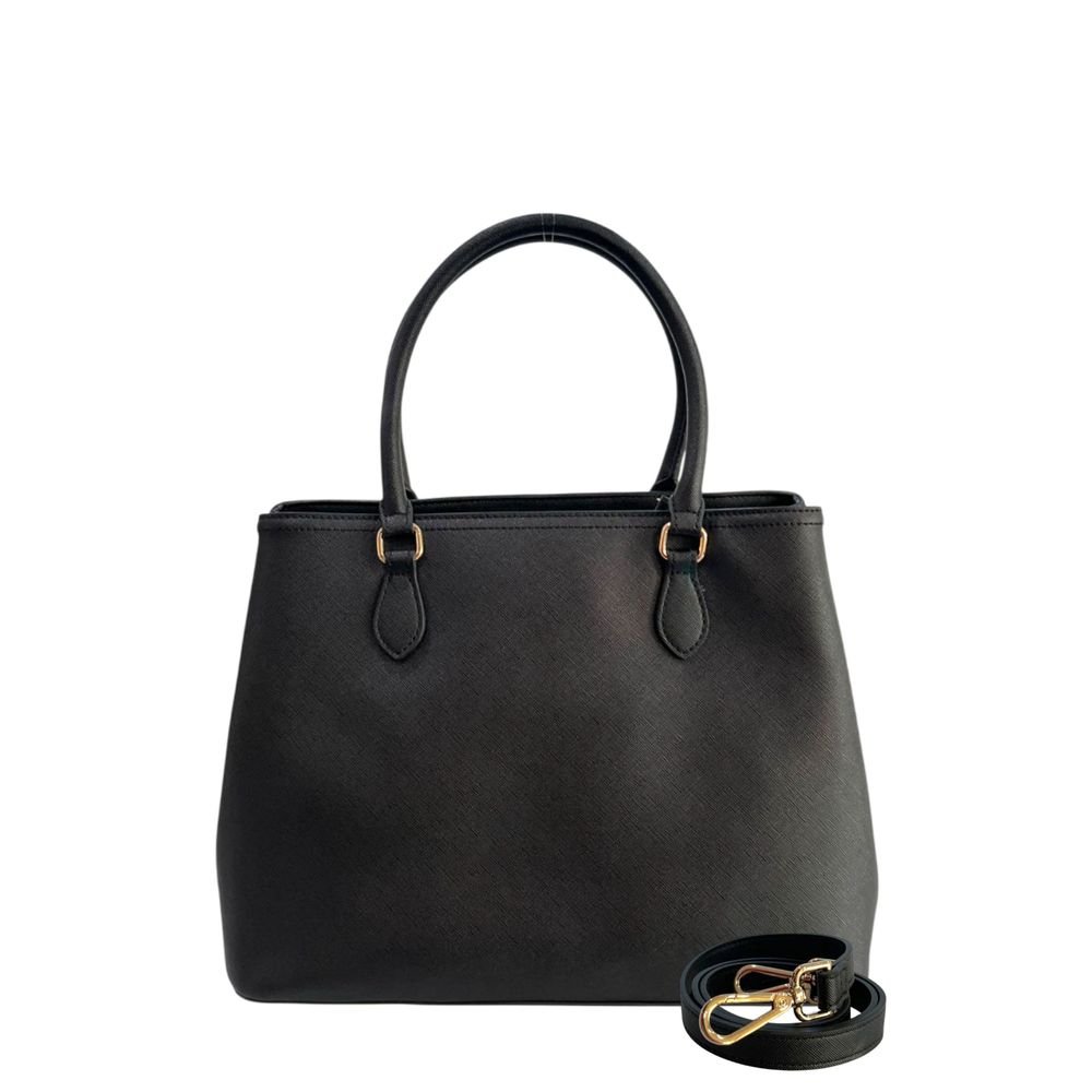 Yellow Polyurethane Women Shoulder Bag - Image 3