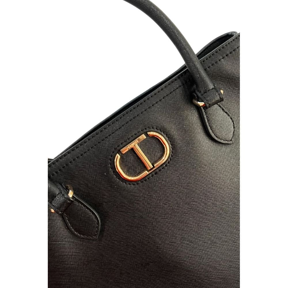 Yellow Polyurethane Women Shoulder Bag - Image 5