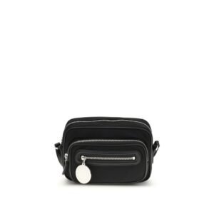 Black Polyamide Shoulder Bag