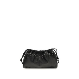 Black Calf Leather Bos Taurus Clutch Bag