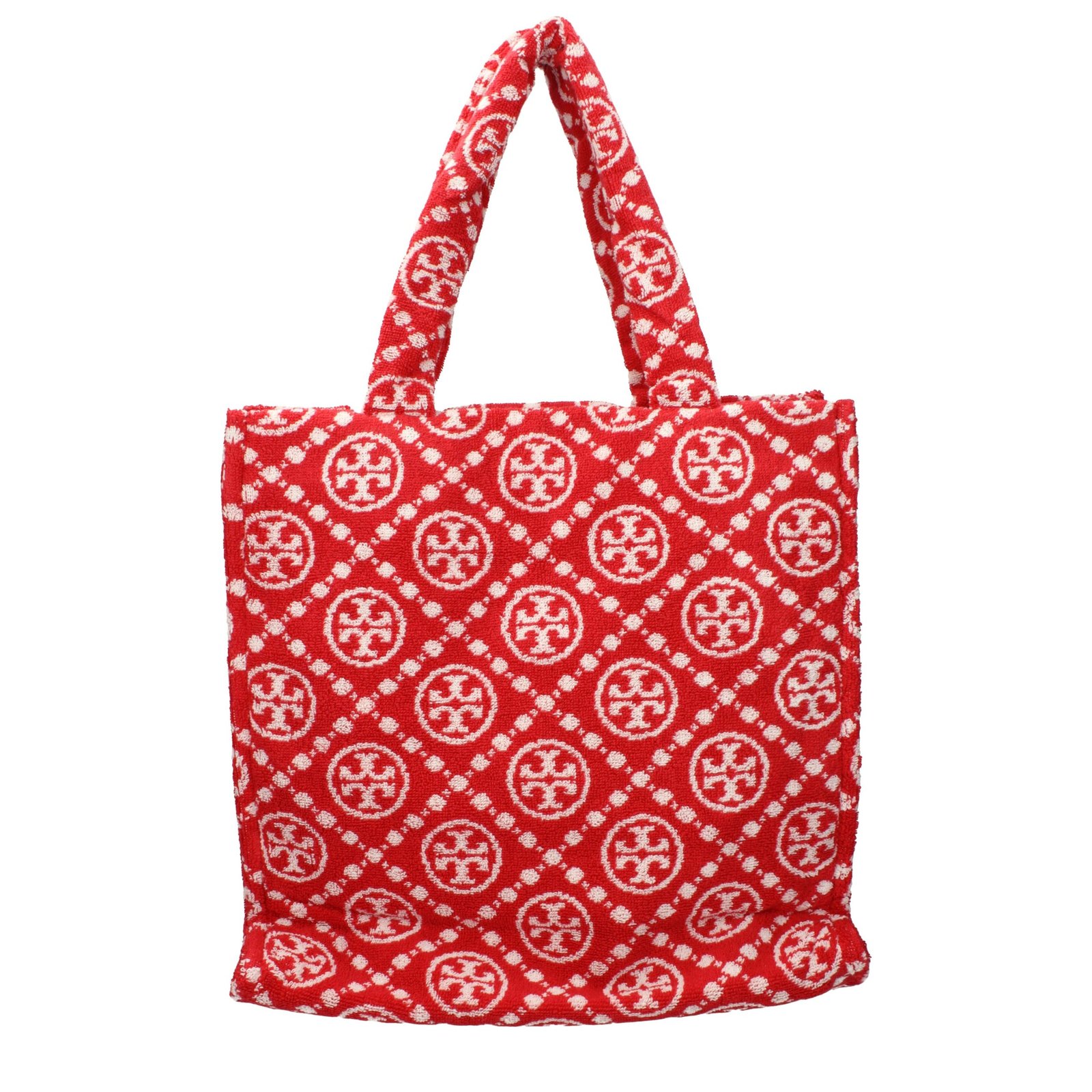 Red Cotton-Like Shoulder Bag - Image 3