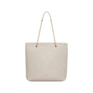 Beige Polyethylene Handbag
