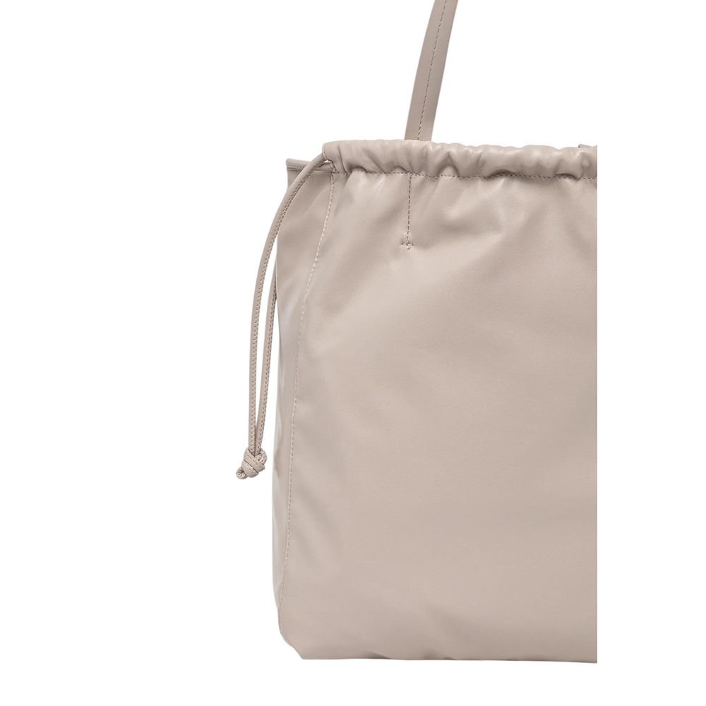 Beige Polyethylene Handbag - Image 3