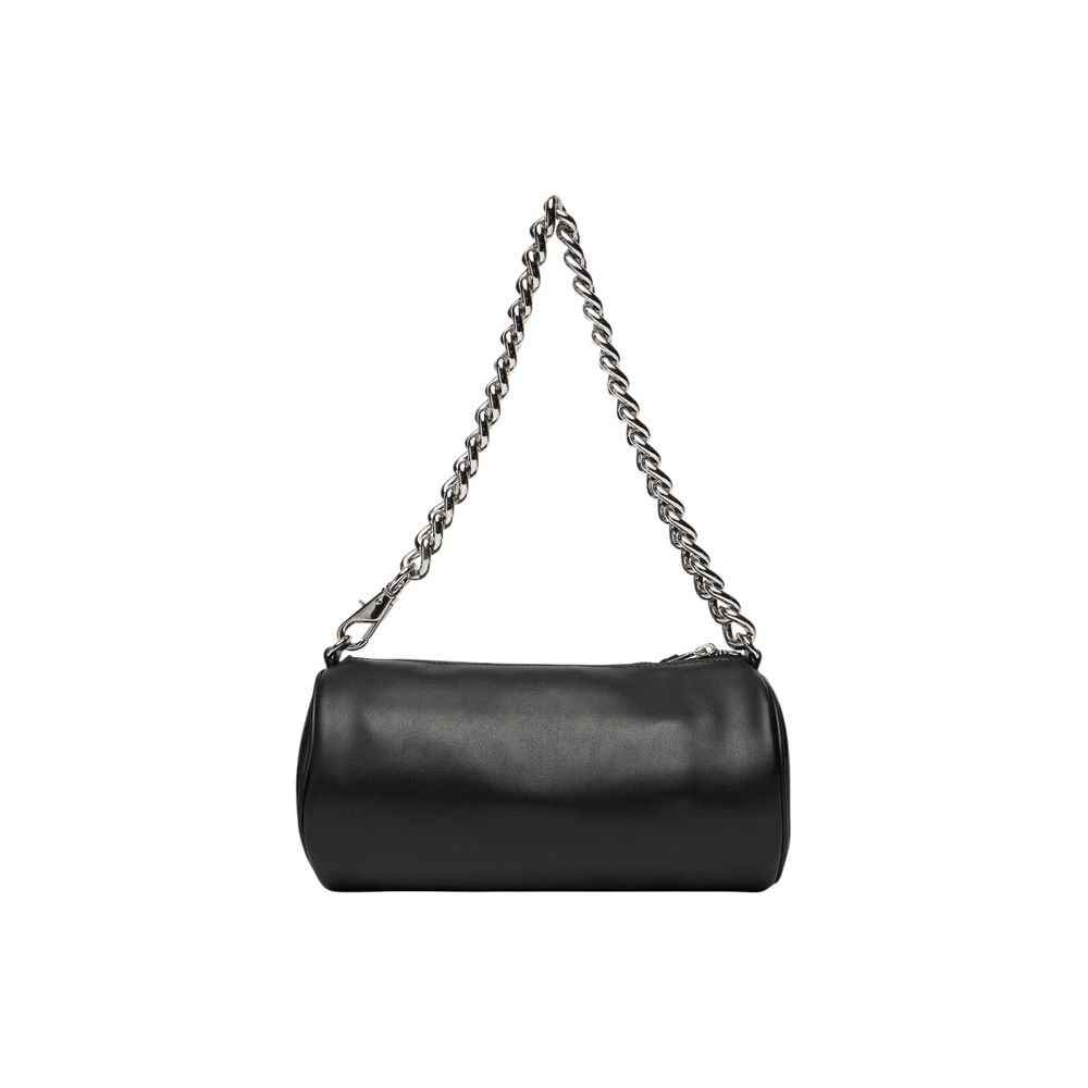Black Artificial Leather Handbag - Image 2