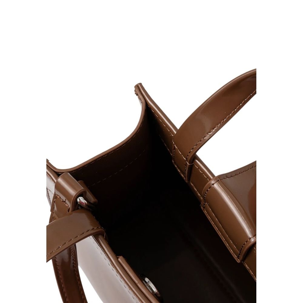 Beige Polyethylene Handbag - Image 4