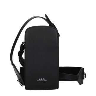 Black Leather Crossbody Bag