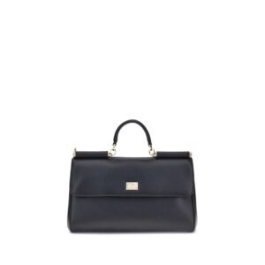 Black Calf Leather Bos Taurus Shoulder Bag