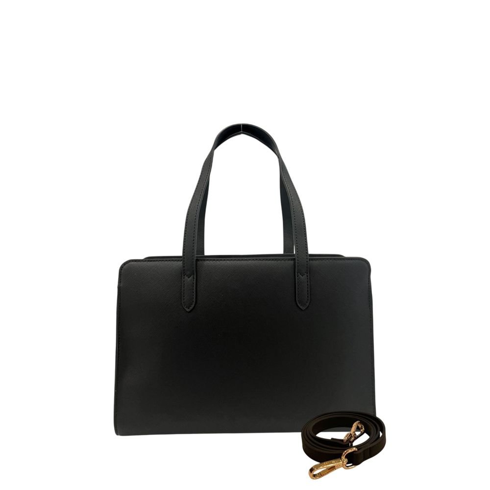 Black PU Women Shoulder Bag - Image 3