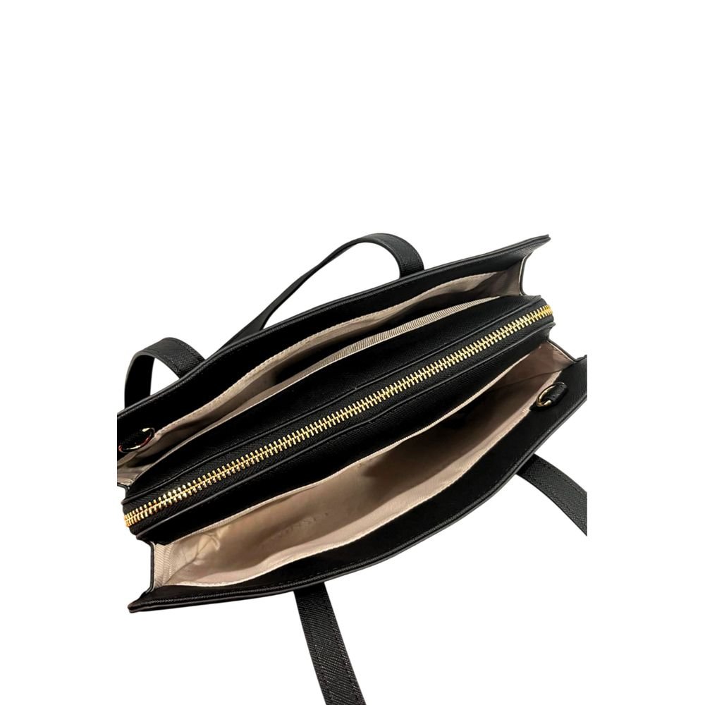 Black PU Women Shoulder Bag - Image 6