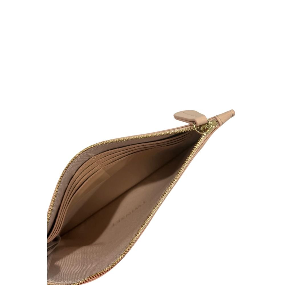 Pink Polyurethane Women Clutch - Image 5