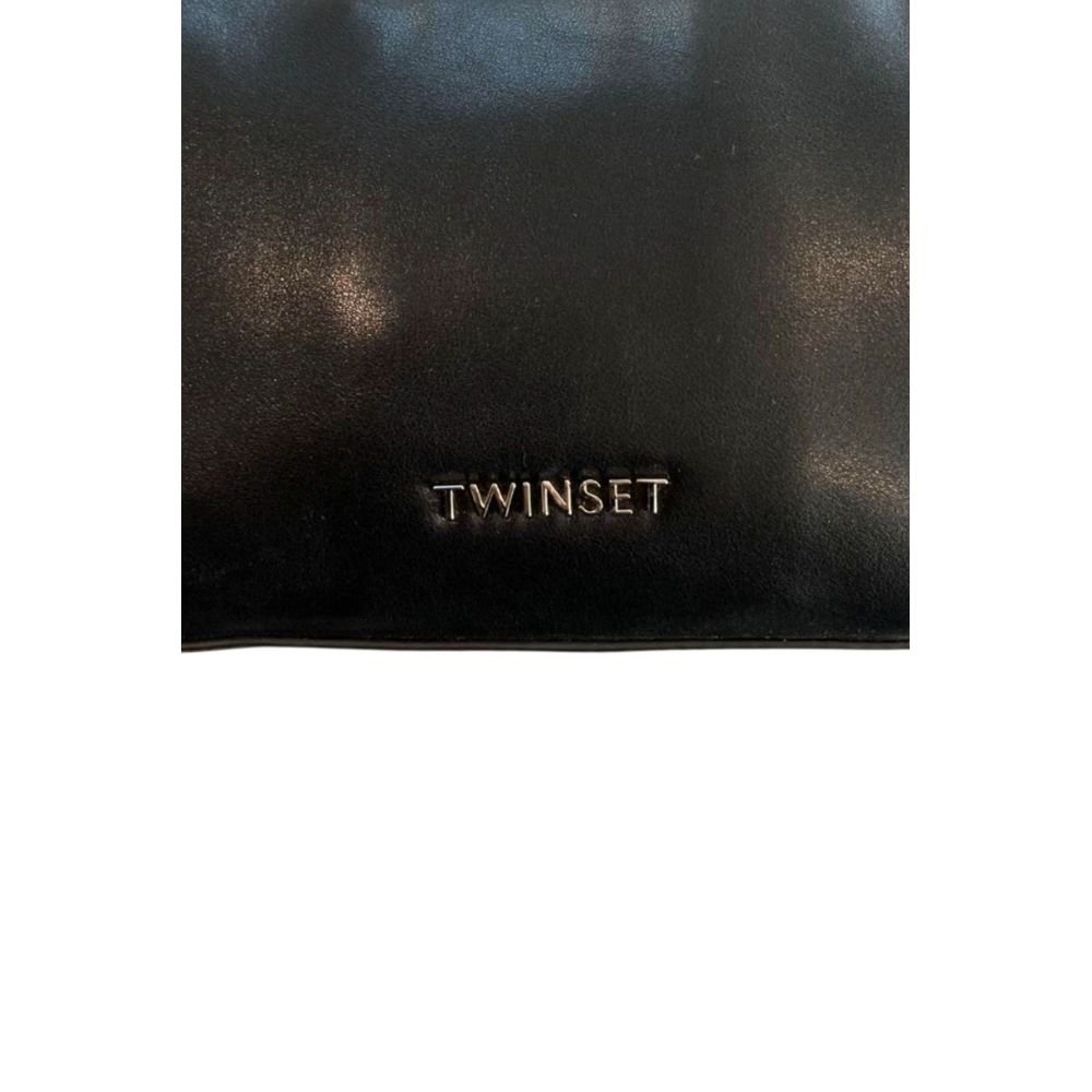 Black Polyurethane Women Shoulder Bag - Image 5