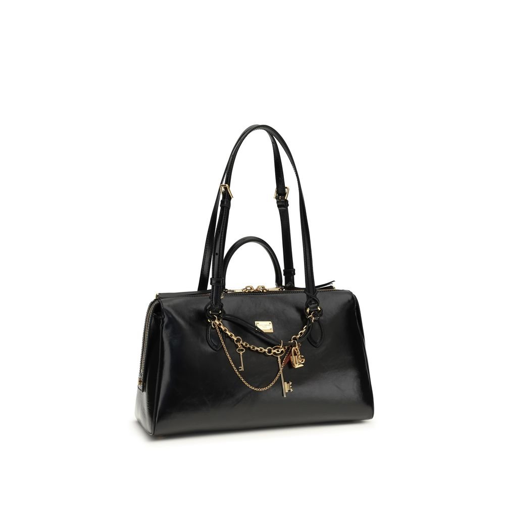 Black Calf Leather Bos Taurus Shoulder Bag - Image 2