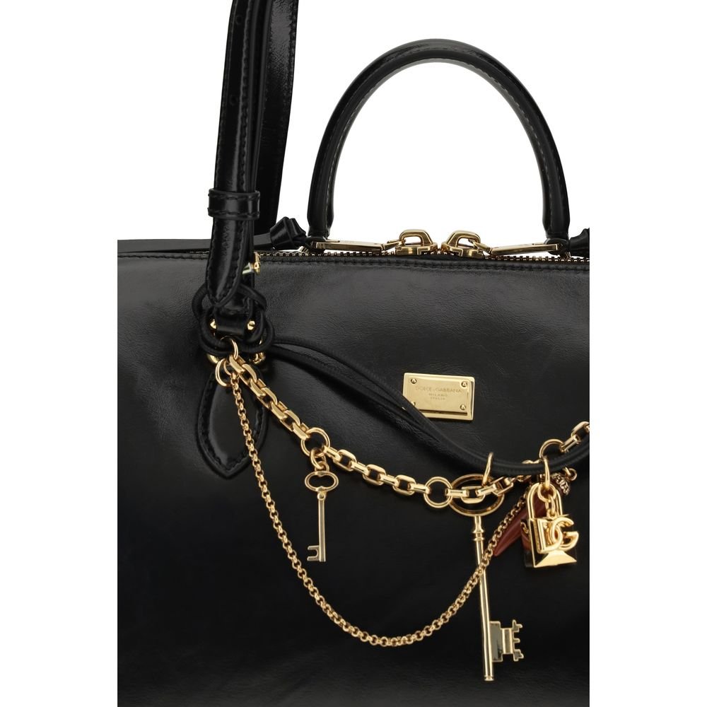 Black Calf Leather Bos Taurus Shoulder Bag - Image 4