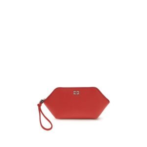 Multicolor Recycled Leather Clutch Bag
