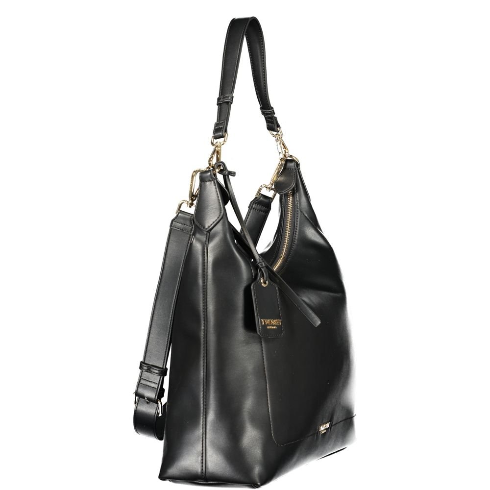 Nero Poliuretano Women Hobo Bag - Image 3