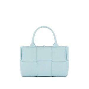 Blue Lamb Leather Tote Bag
