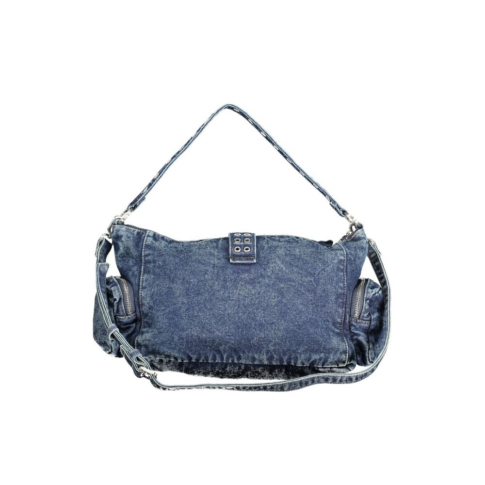 Blue Cotton Women Bag - Image 2