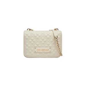Beige Polyethylene Handbag