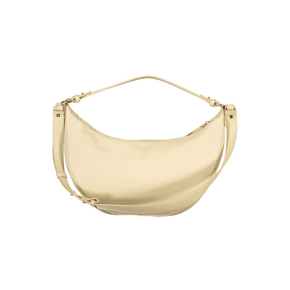 Beige Leather Women Handbag - Image 2