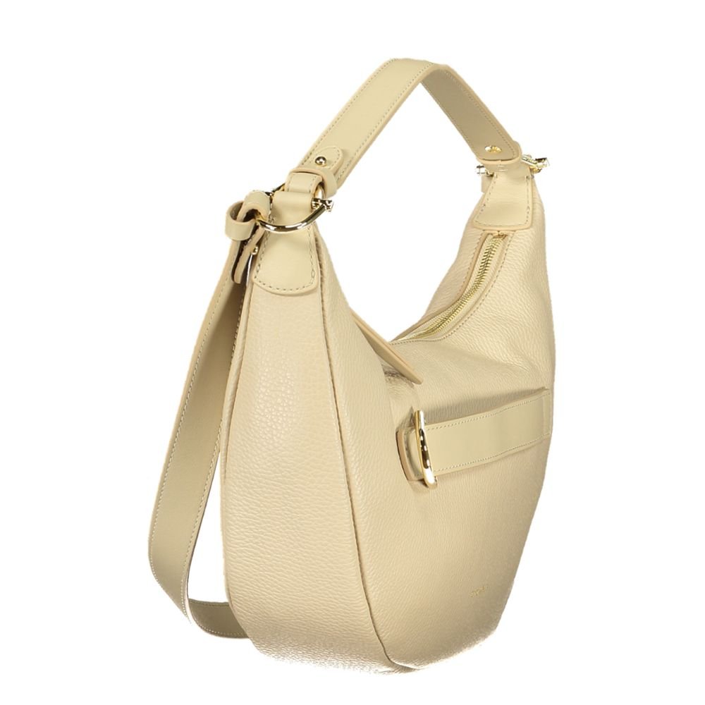Beige Leather Women Handbag - Image 3