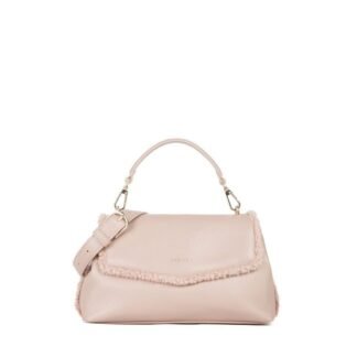 Beige Polyester Shoulder Bag