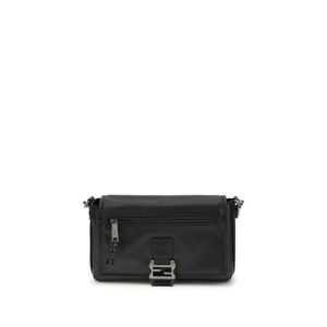 Black Calf Leather Bos Taurus Shoulder Bag